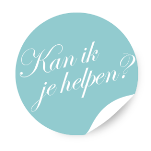 Kan ik je helpen